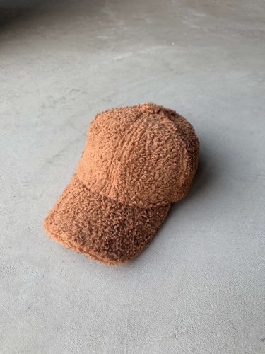 ŞPK-2001 Taba Teddy Kumaş Cap Şapka - Cappmoda